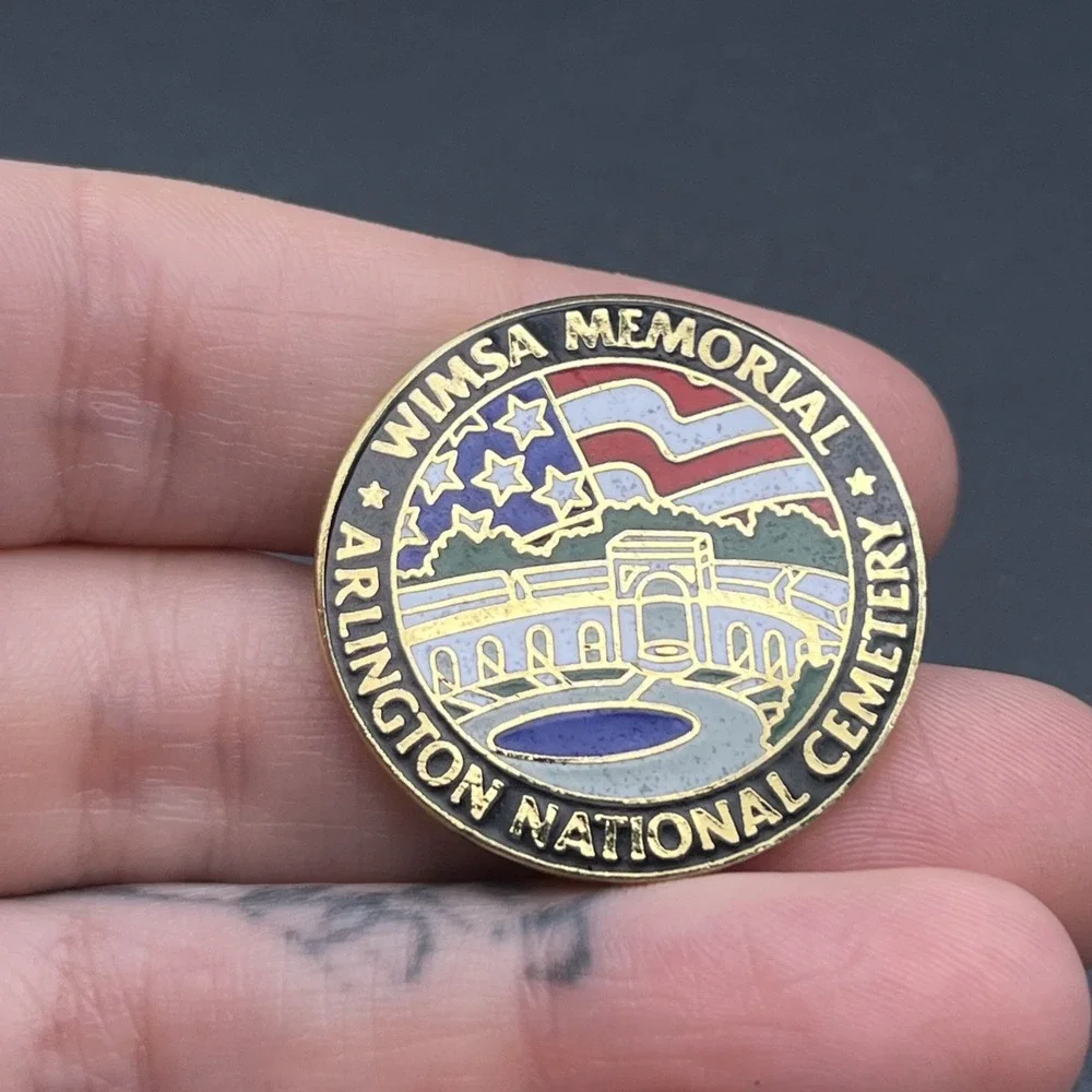 WIMSA Memorial‎ Arlington National Cemetery Lapel Hat Pin